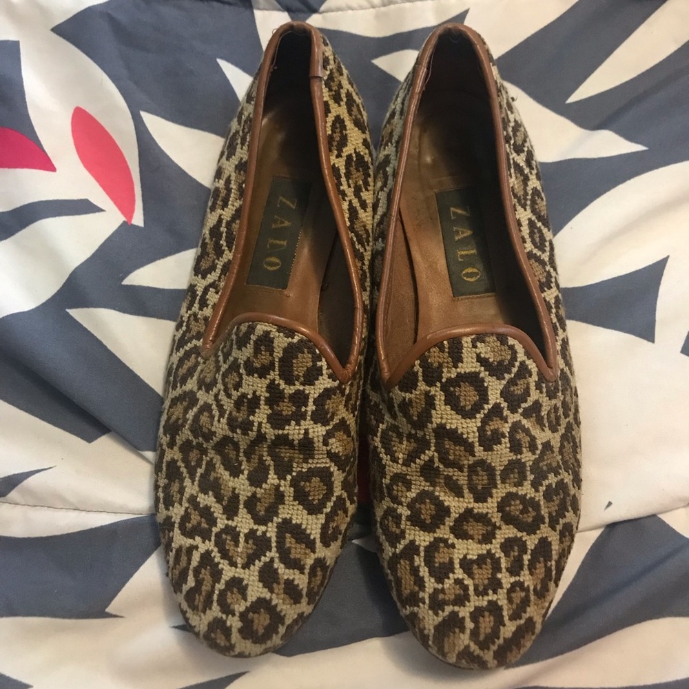 Well-Loved Zalo Needlepoint Loafers